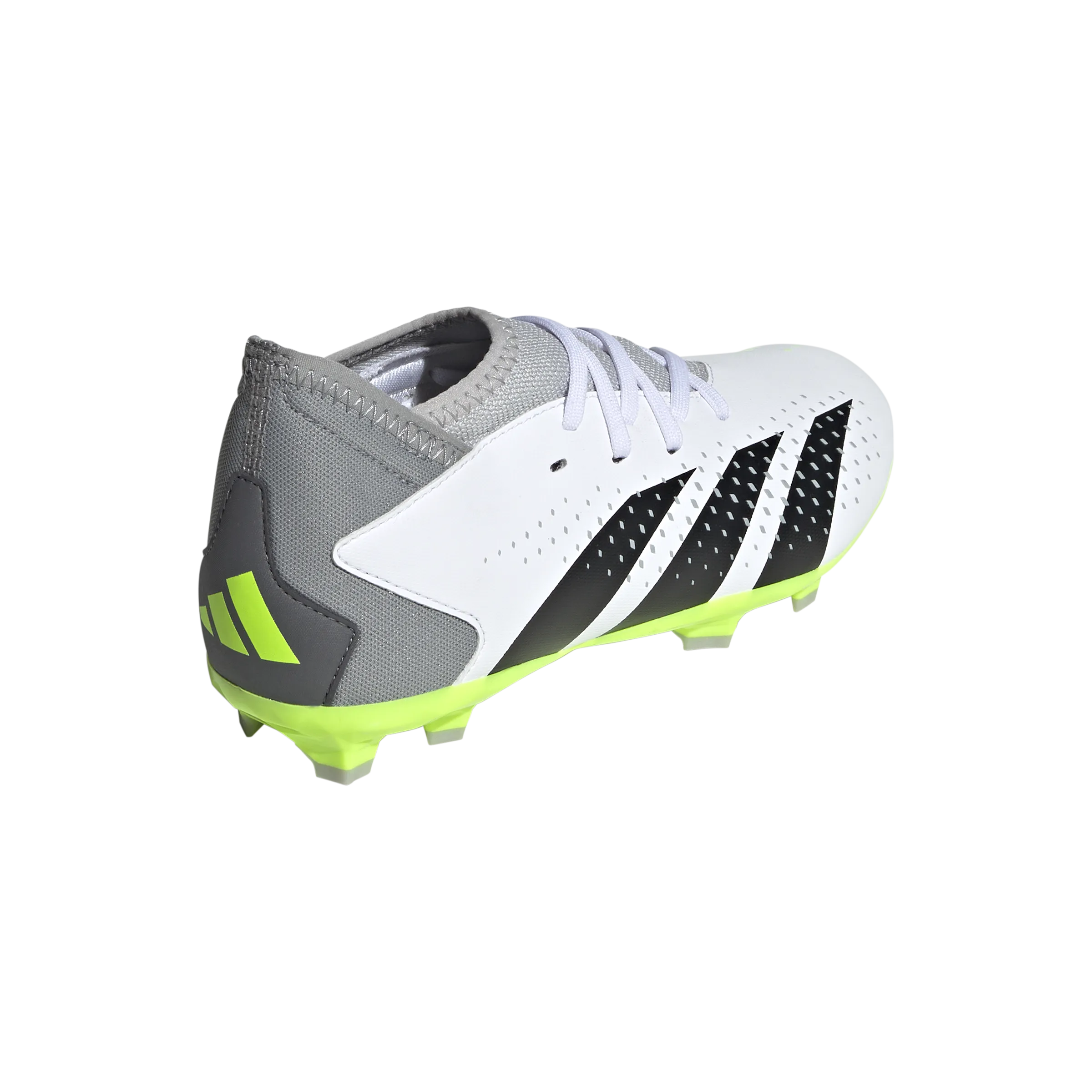 Adidas Predator Accuracy .3 FG J - Cloud White/Core Black/Lucid Lemon