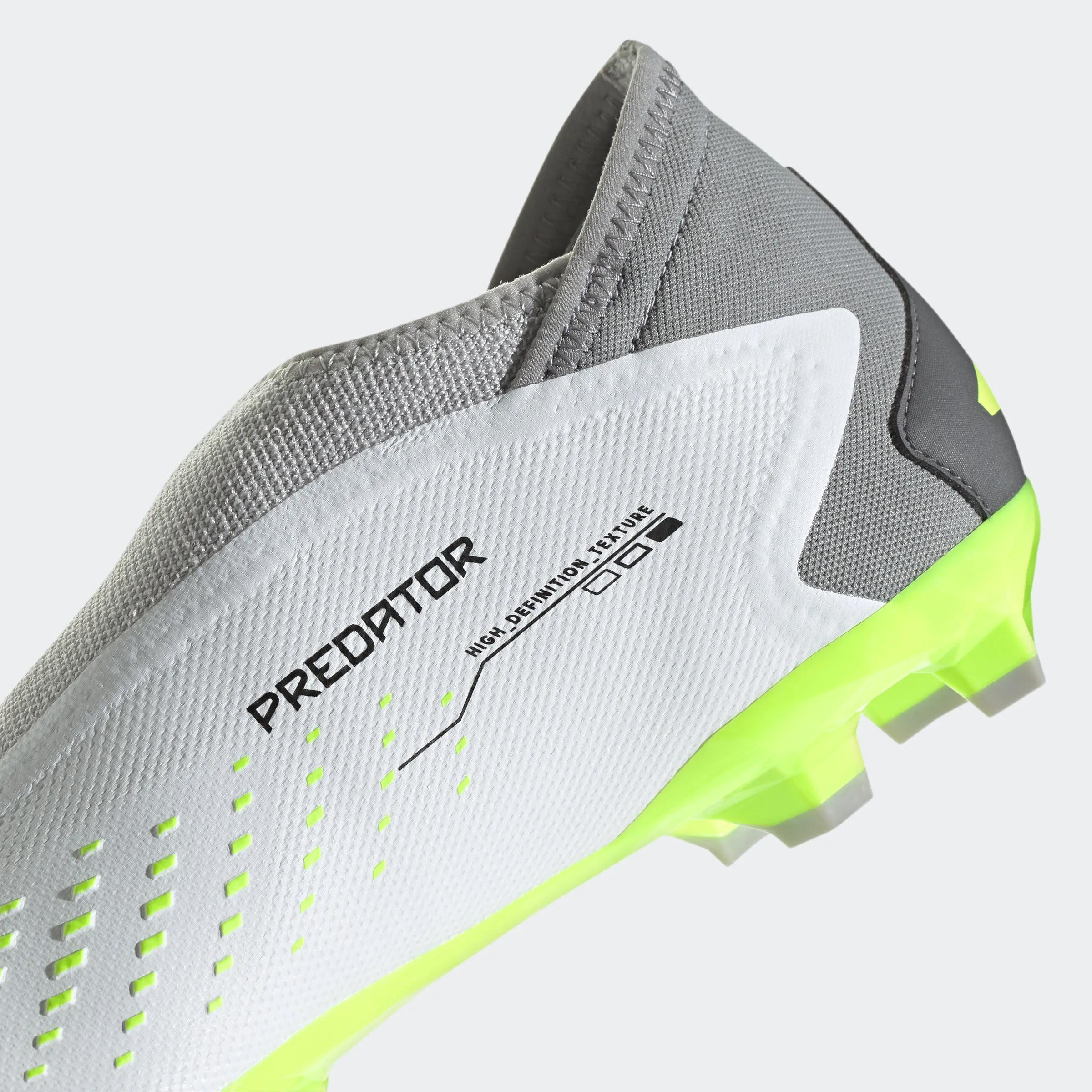 adidas Predator Accuracy.3 Laceless Firm Ground Soccer Cleats | White/Black | Men's