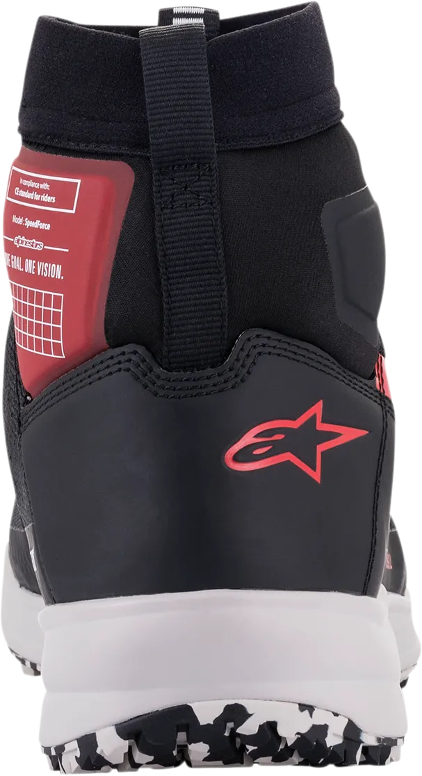 ALPINESTARS Speedforce Shoes - Black/White/Red - US 7.5 2654321-123-7.5