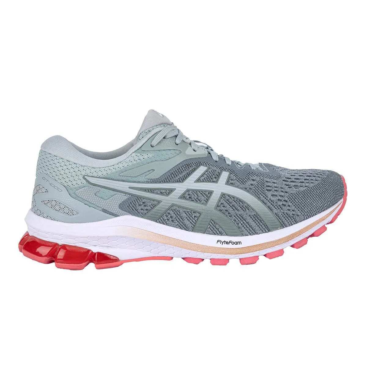 Asics Gt1000 10 Running Sport Shoes Fabric Green Colour For Women