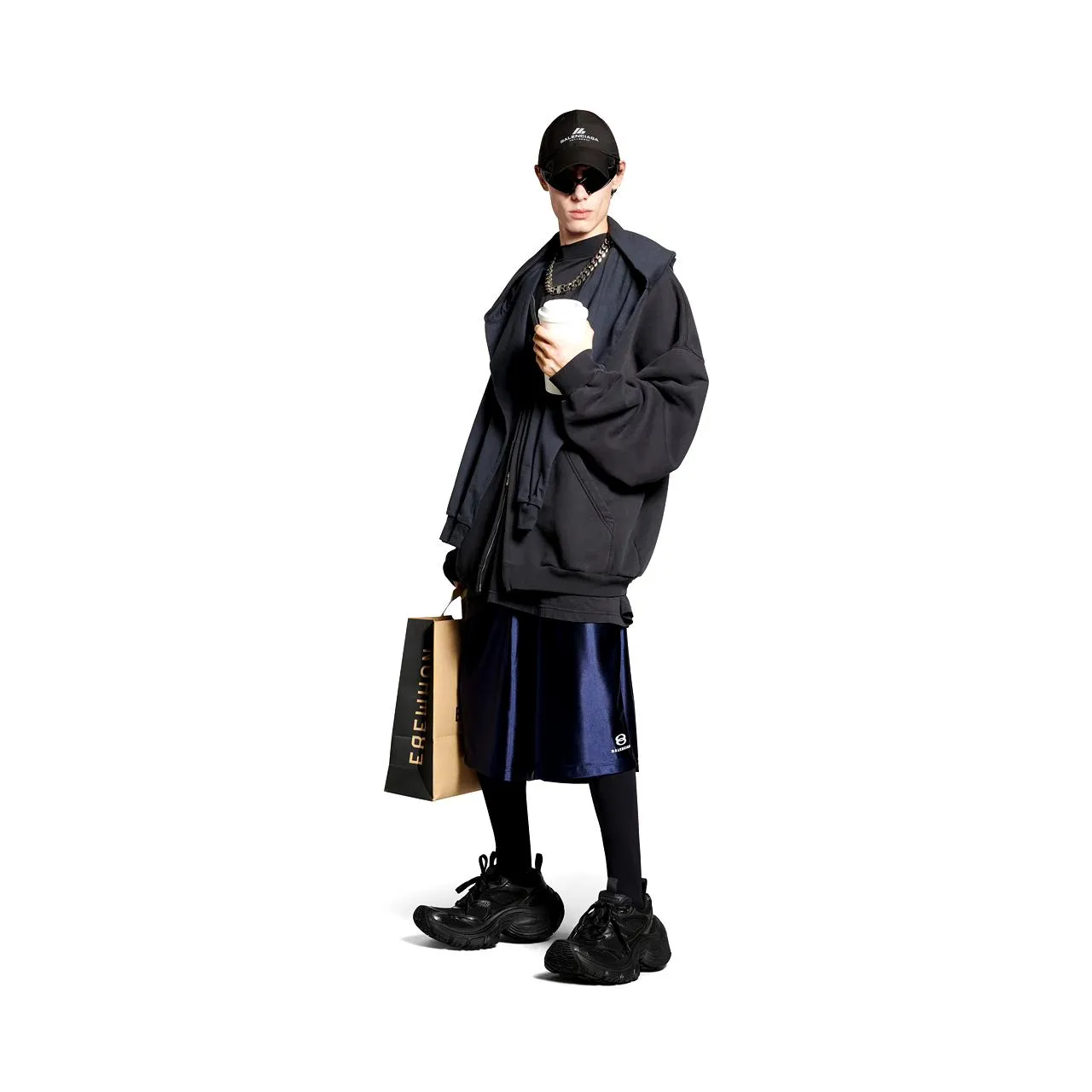 Balenciaga Men's 10XL Sneakers / Black (Premium)
