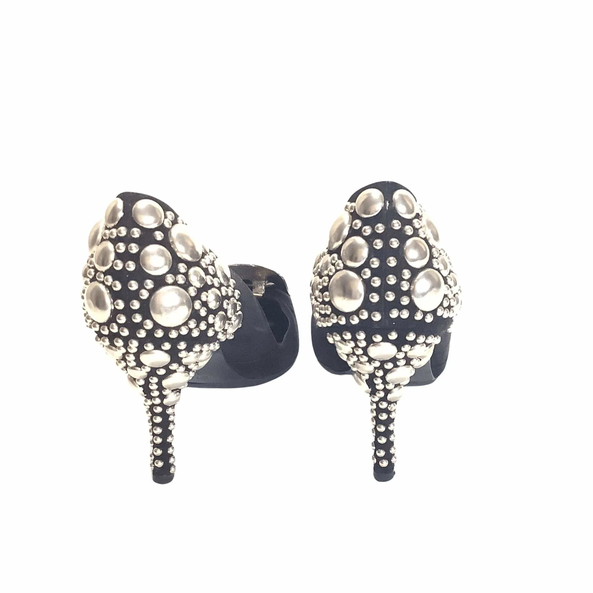 Ballin Studded Black Heels