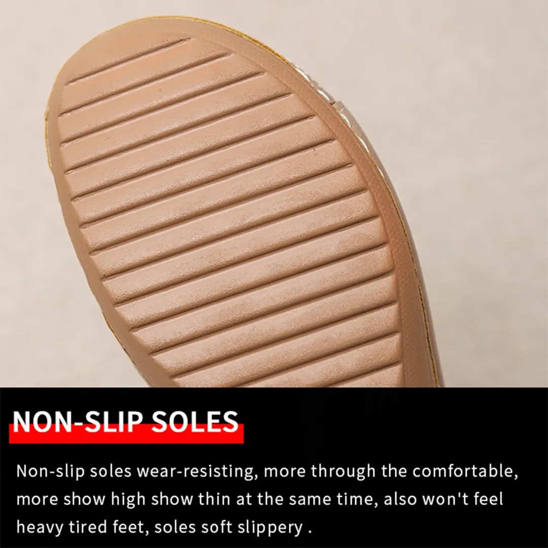 Blisscomfy Arch Support Stretchy Wide Toe Box Open Toe Sandals