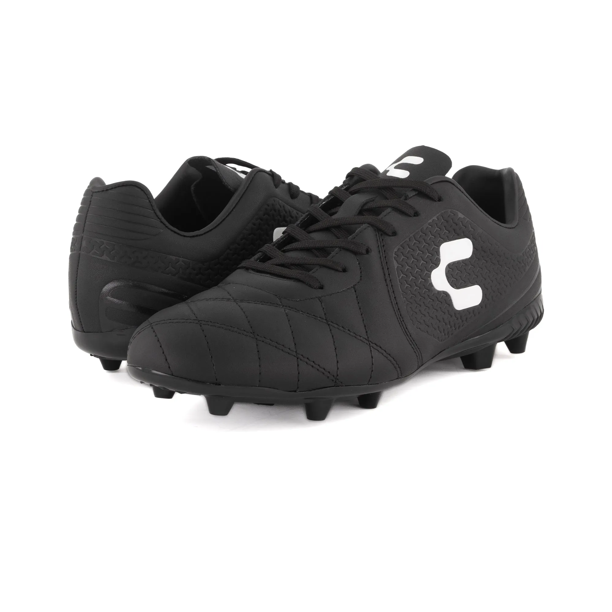 Charly Legendario 2.0 LT FG Soccer Cleats - Black