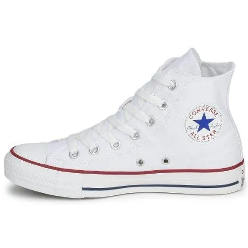 Converse Unisex Chuck Taylor All Star HI Basketball Shoe (8.5 B(M) US Women / 6.5 D(M) US Men, Optical White)