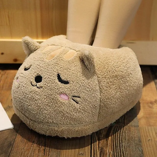 Cosy 2-in-1 Animal Plush Slipper
