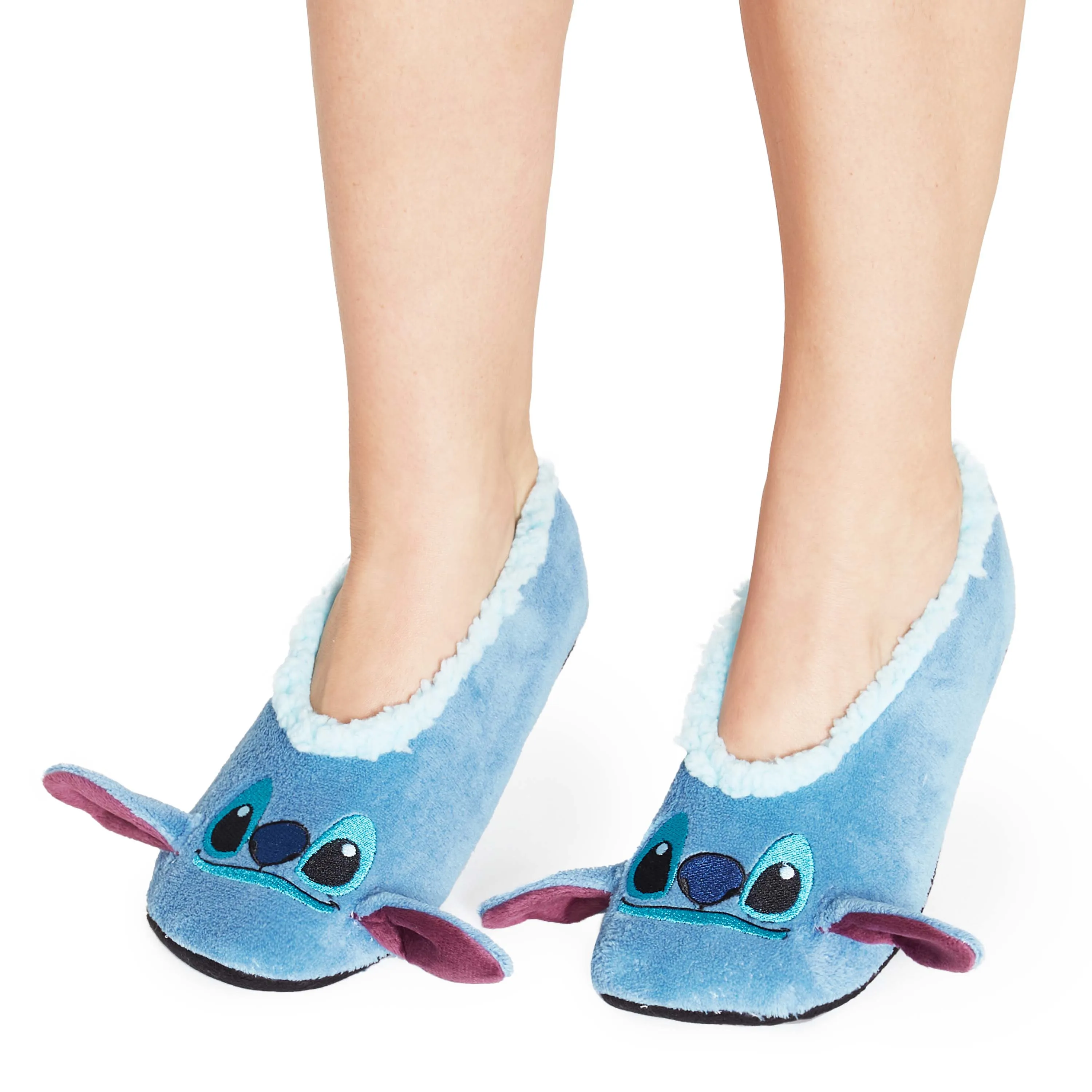 Disney Stitch Fluffy Slippers Socks for Women, Ballet Slippers Non Slip, Stitch Gifts