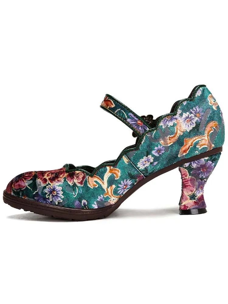Giavanna Handmade Artistic Embroidered Shoes