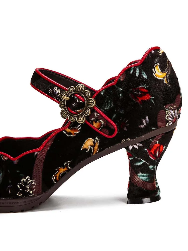 Giavanna Handmade Artistic Embroidered Shoes