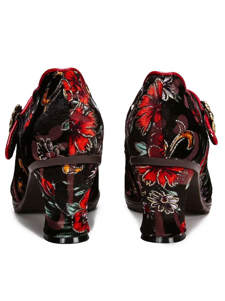 Giavanna Handmade Artistic Embroidered Shoes