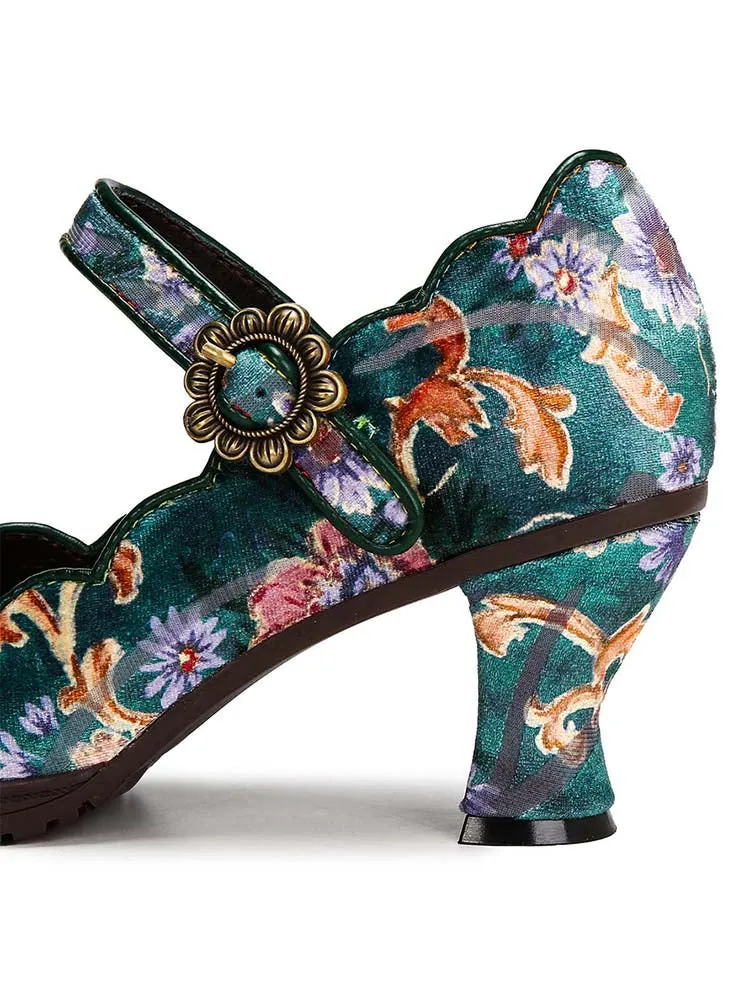 Giavanna Handmade Artistic Embroidered Shoes