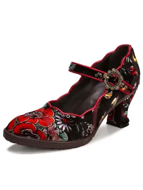 Giavanna Handmade Artistic Embroidered Shoes