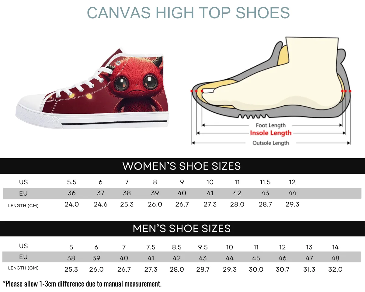Grumpy Devil High Tops
