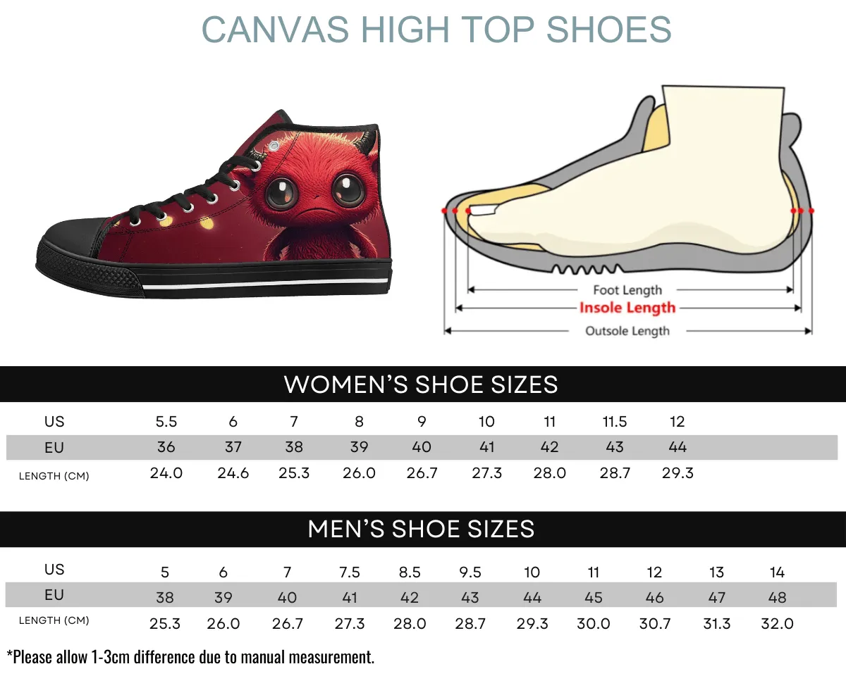 Grumpy Devil High Tops