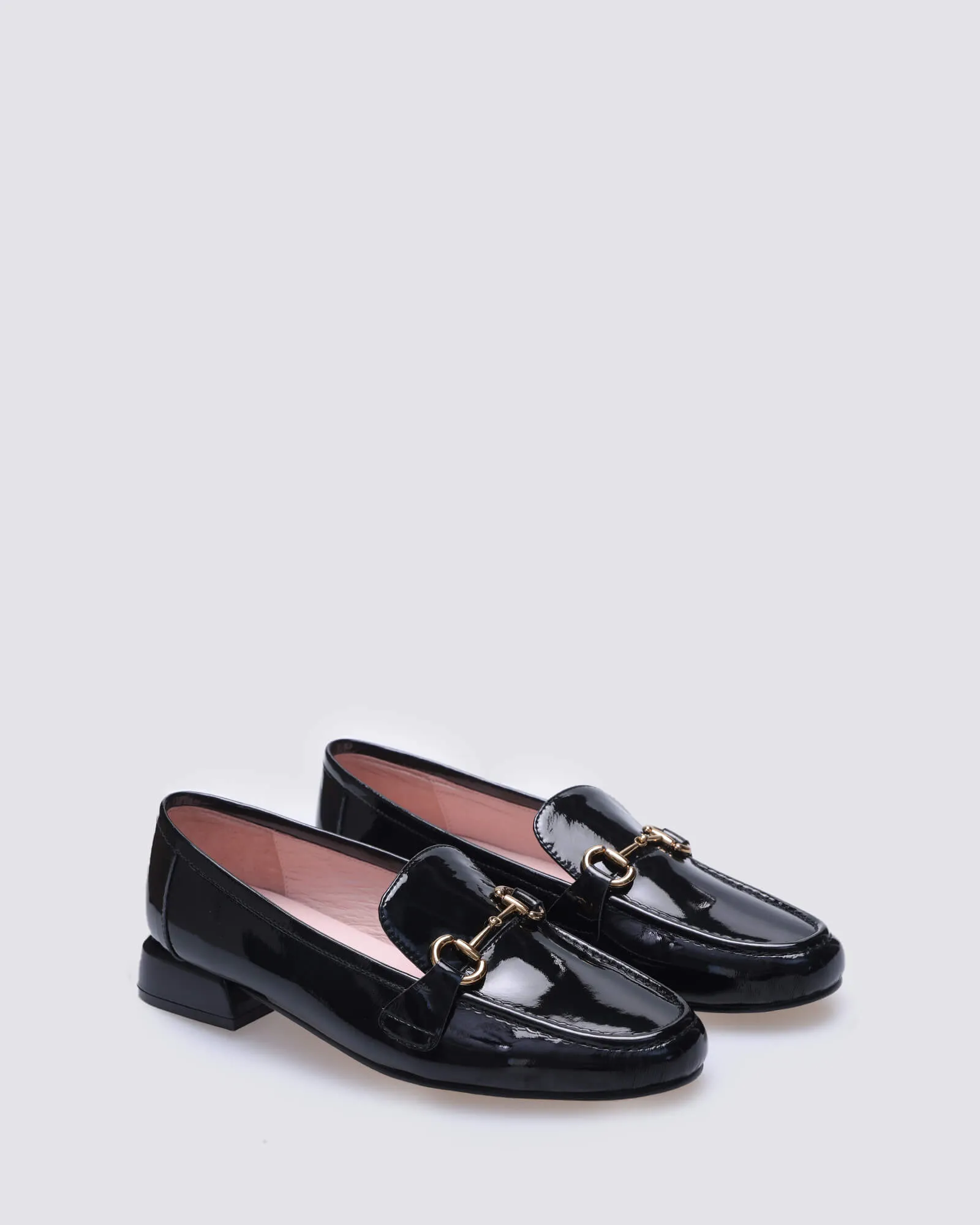 JITTERBUG LOAFERS BLACK PATENT LEATHER