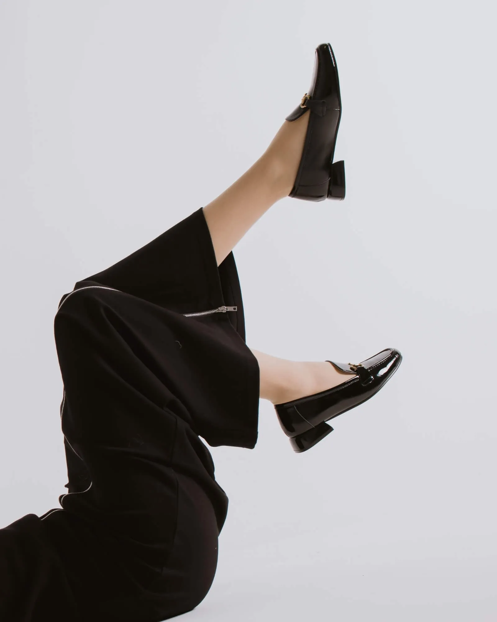 JITTERBUG LOAFERS BLACK PATENT LEATHER