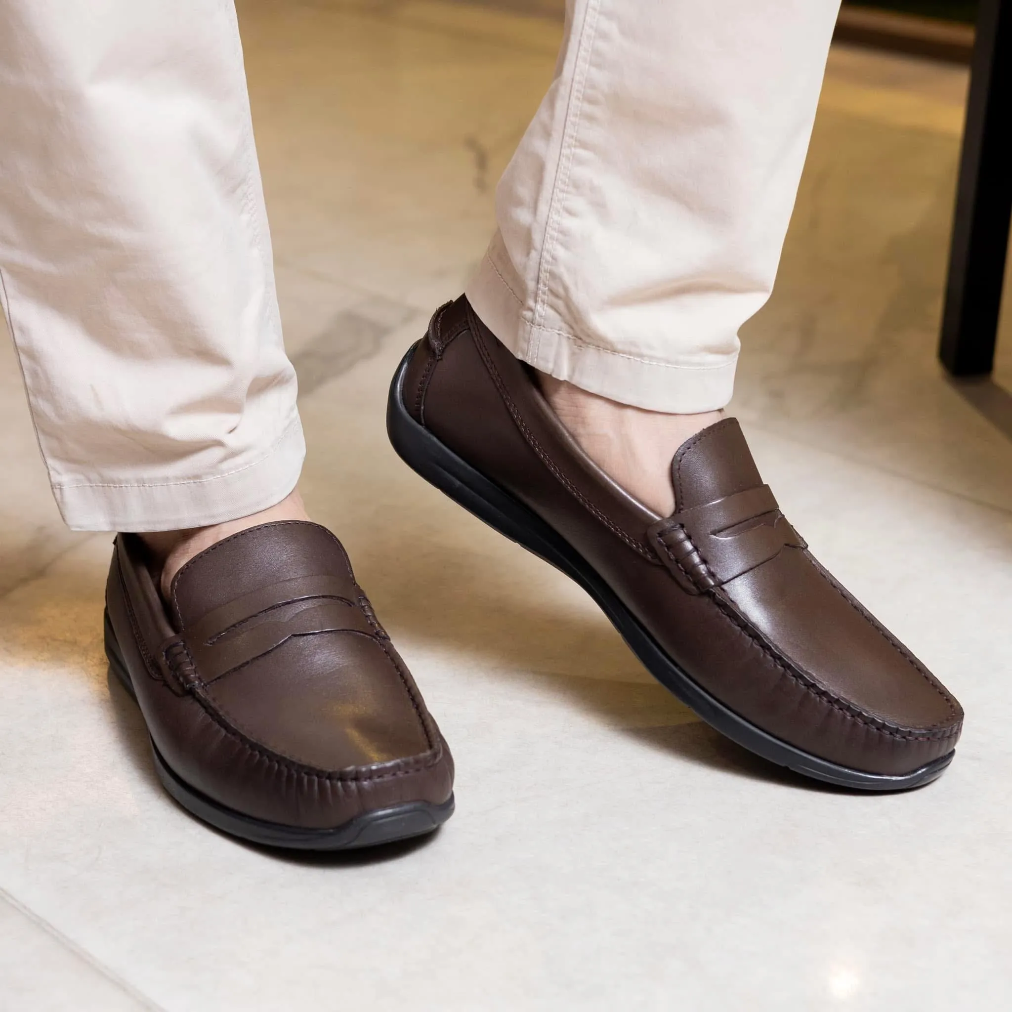 Journie Heritage Loafers - Brown