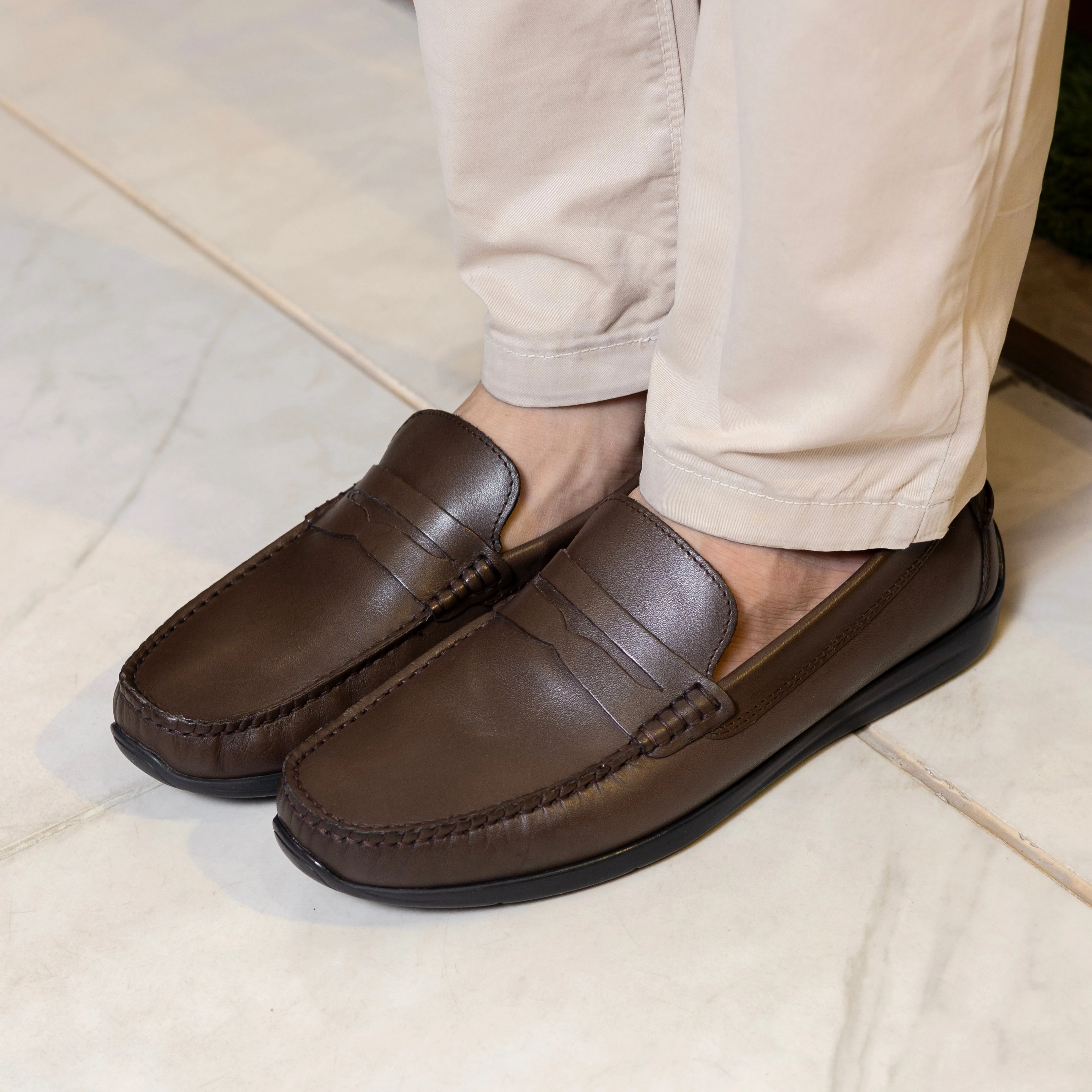 Journie Heritage Loafers - Brown
