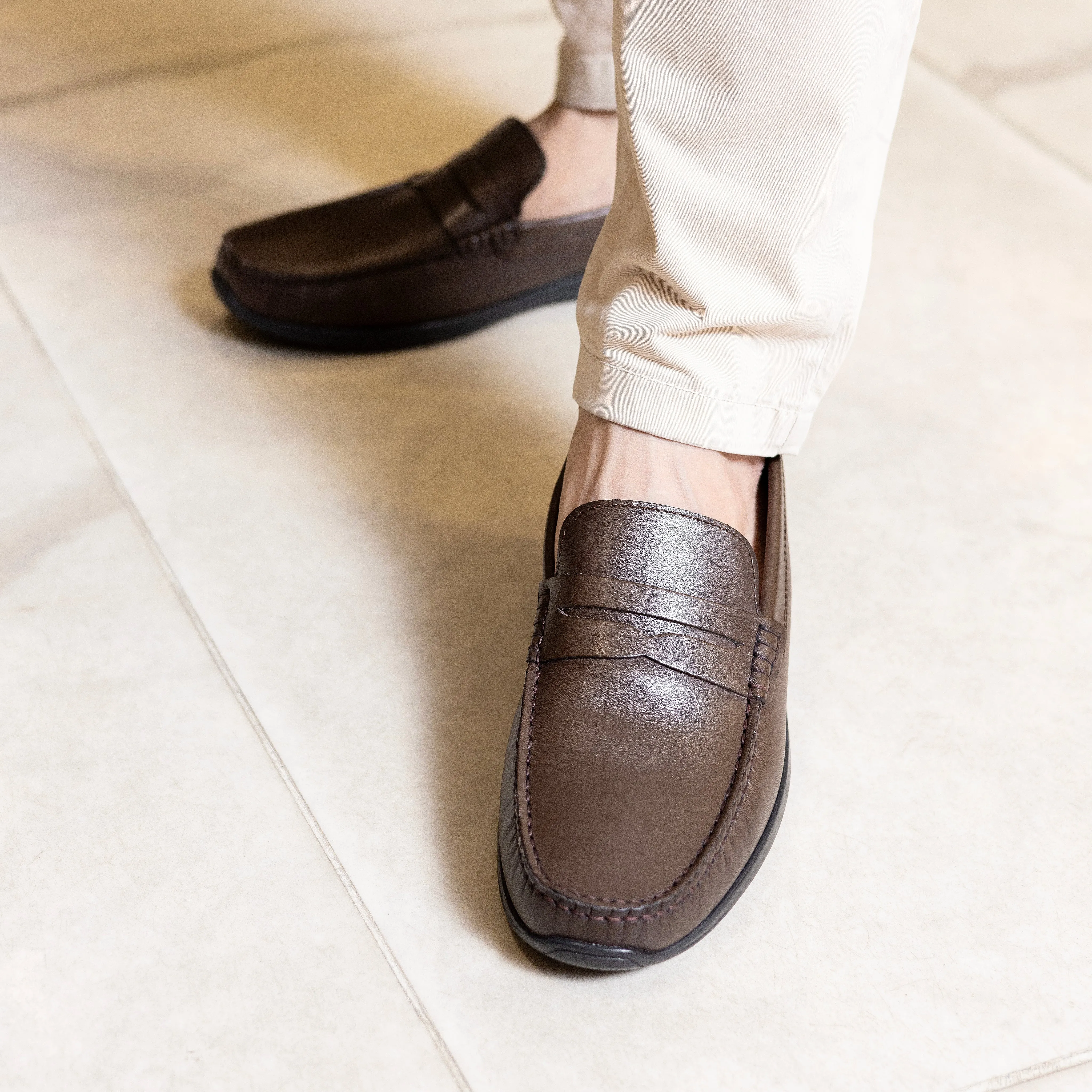 Journie Heritage Loafers - Brown