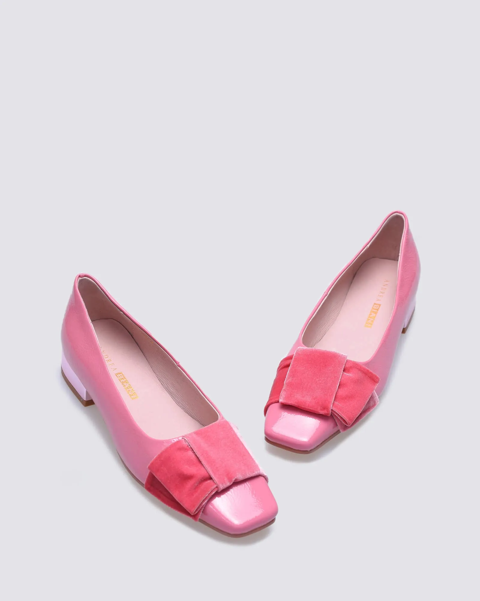 JUNE BALLET FLATS PINK PATENT LEAHER