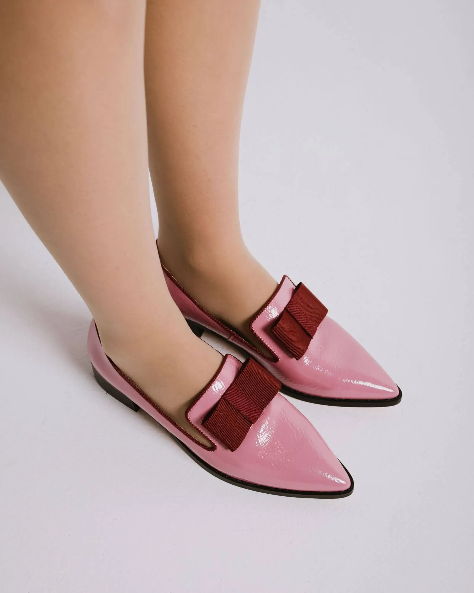 JUNIPER LOAFERS PINK PATENT LEATHER