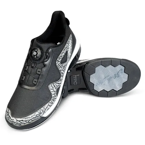 KR Strikeforce TPC The Gladiator Black/Stone High Performance Mens Right Hand Bowling Shoes