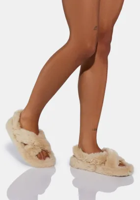 Lazy Day Faux Fur Slippers