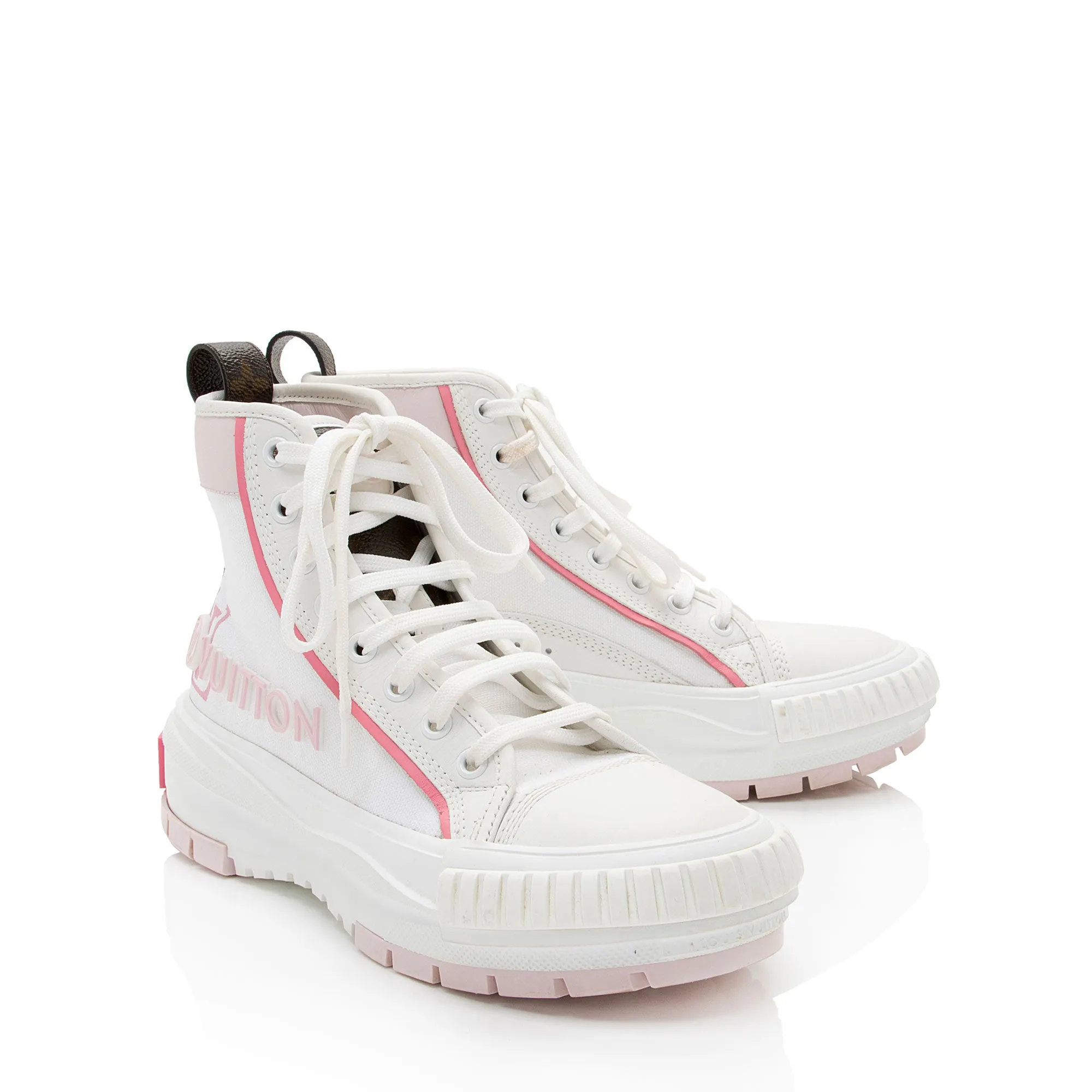 Louis Vuitton Canvas LV Squad Sneakers