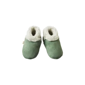 Nature Baby Lambskin Bootie - Lily Pad