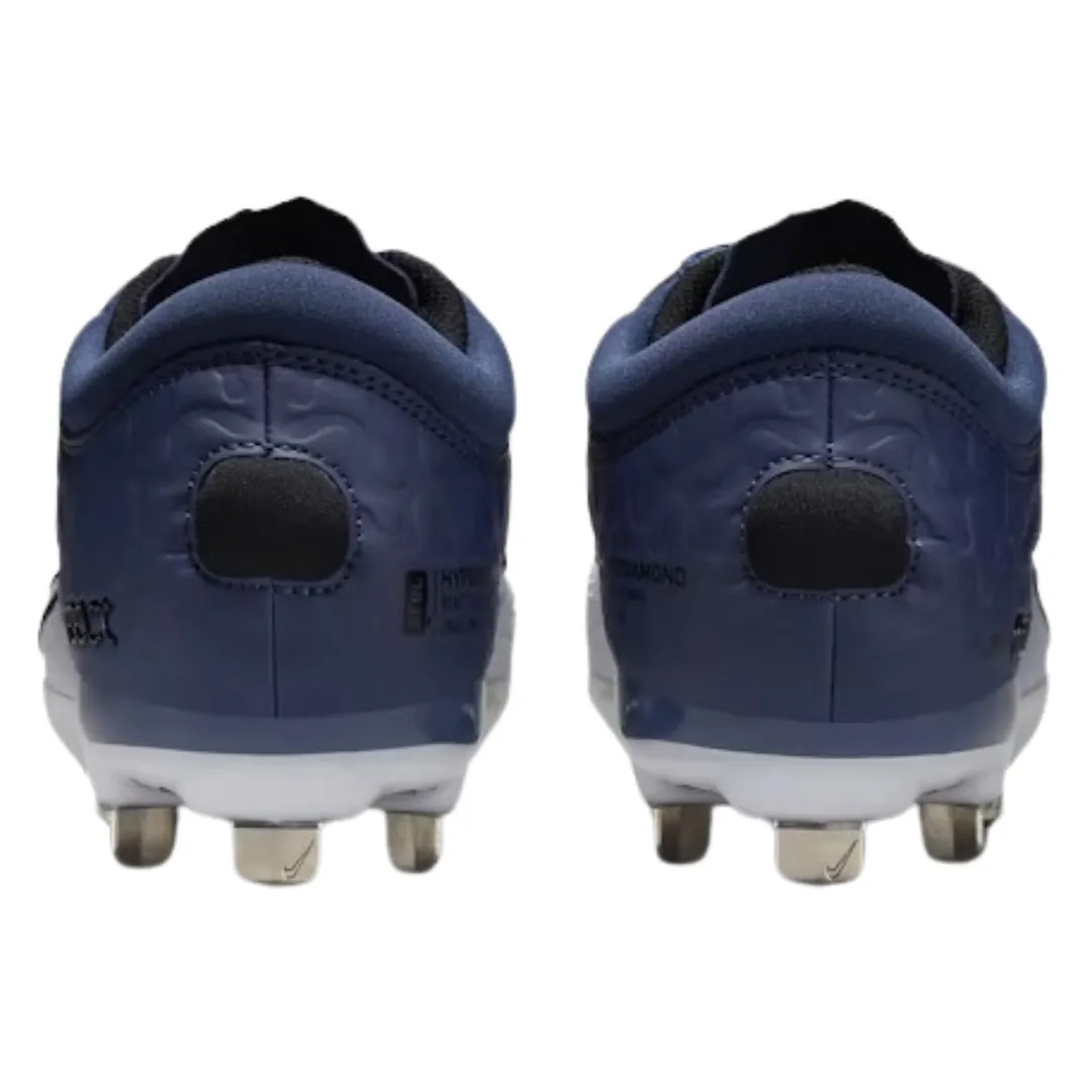 Nike - Women's Hyperdiamond 4 Elite 'Midnight Navy' - Midnight Navy / White / Black / Volt