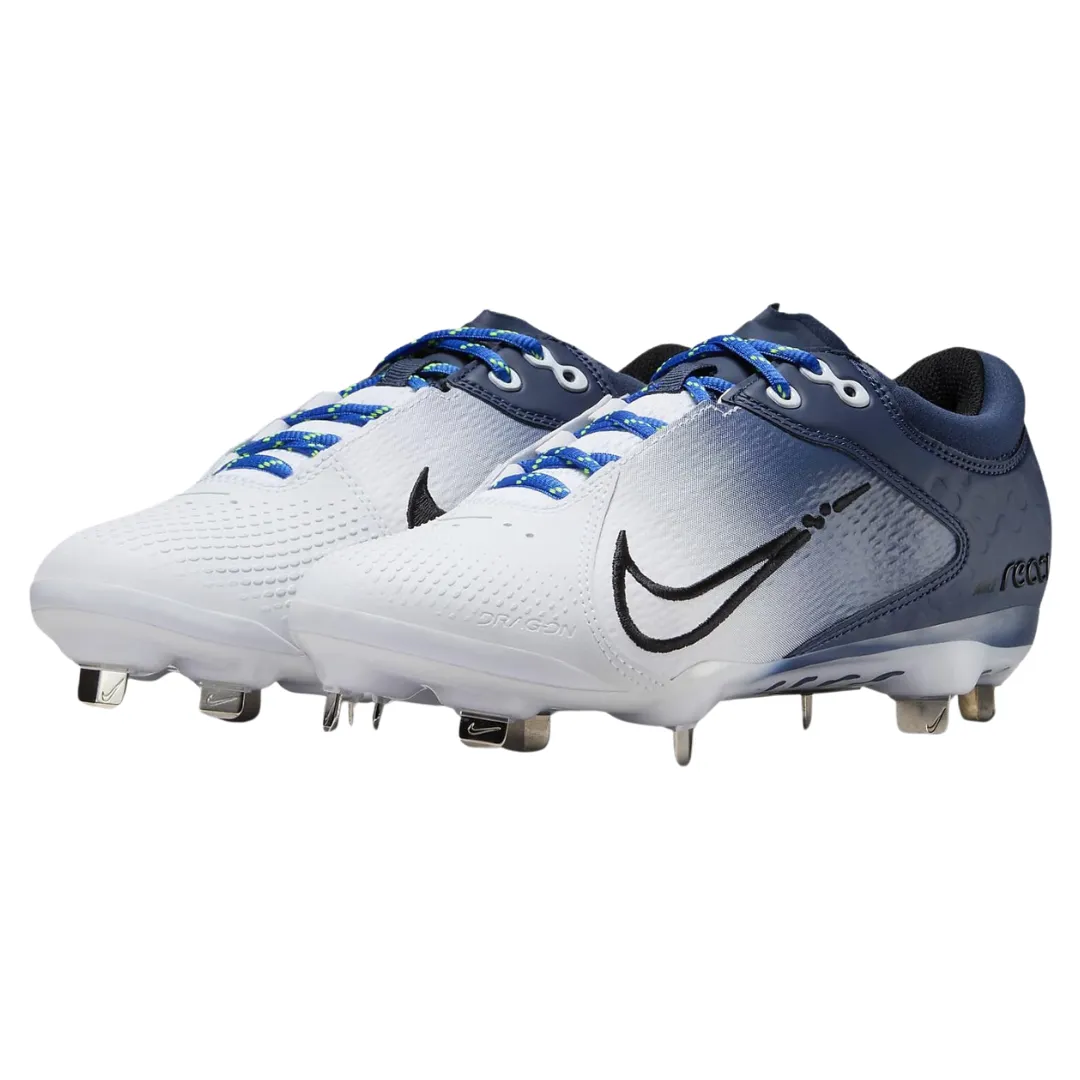 Nike - Women's Hyperdiamond 4 Elite 'Midnight Navy' - Midnight Navy / White / Black / Volt
