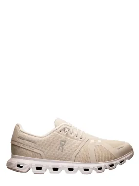 On Running Women's Cloud 6 Sneaker in Pearl/White