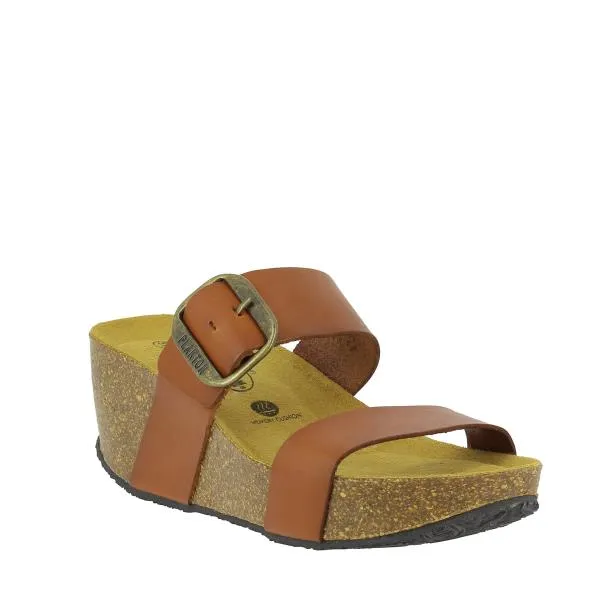 Plakton 873004 Camel Women's Wedge Sandals