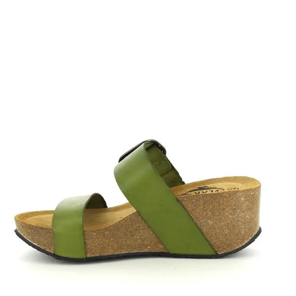 Plakton 873004 Pistachio Women's Wedge Sandals