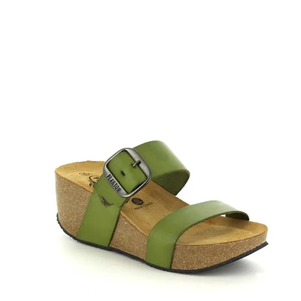 Plakton 873004 Pistachio Women's Wedge Sandals