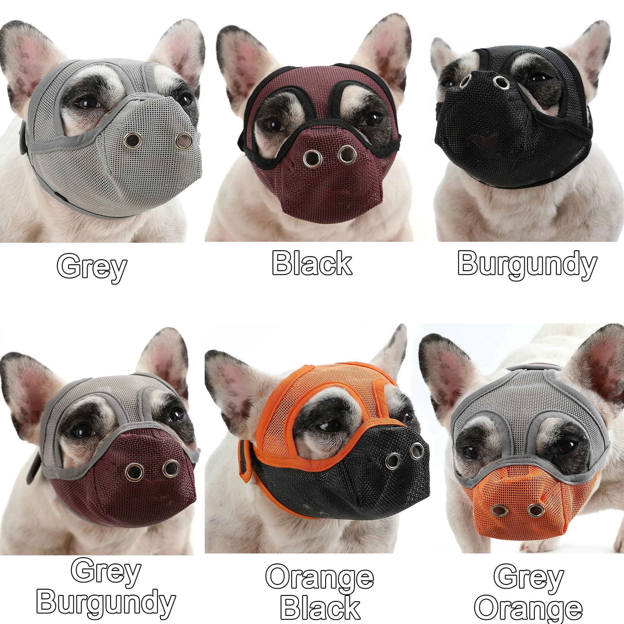 Premium Adjustable Frenchie Muzzle - Mouth Cover for Enhanced Safety