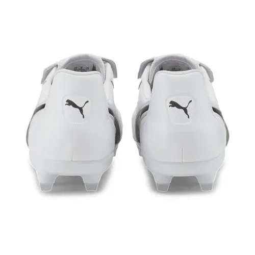 Puma King Top FG Firm Ground Soccer Cleat - White/Black