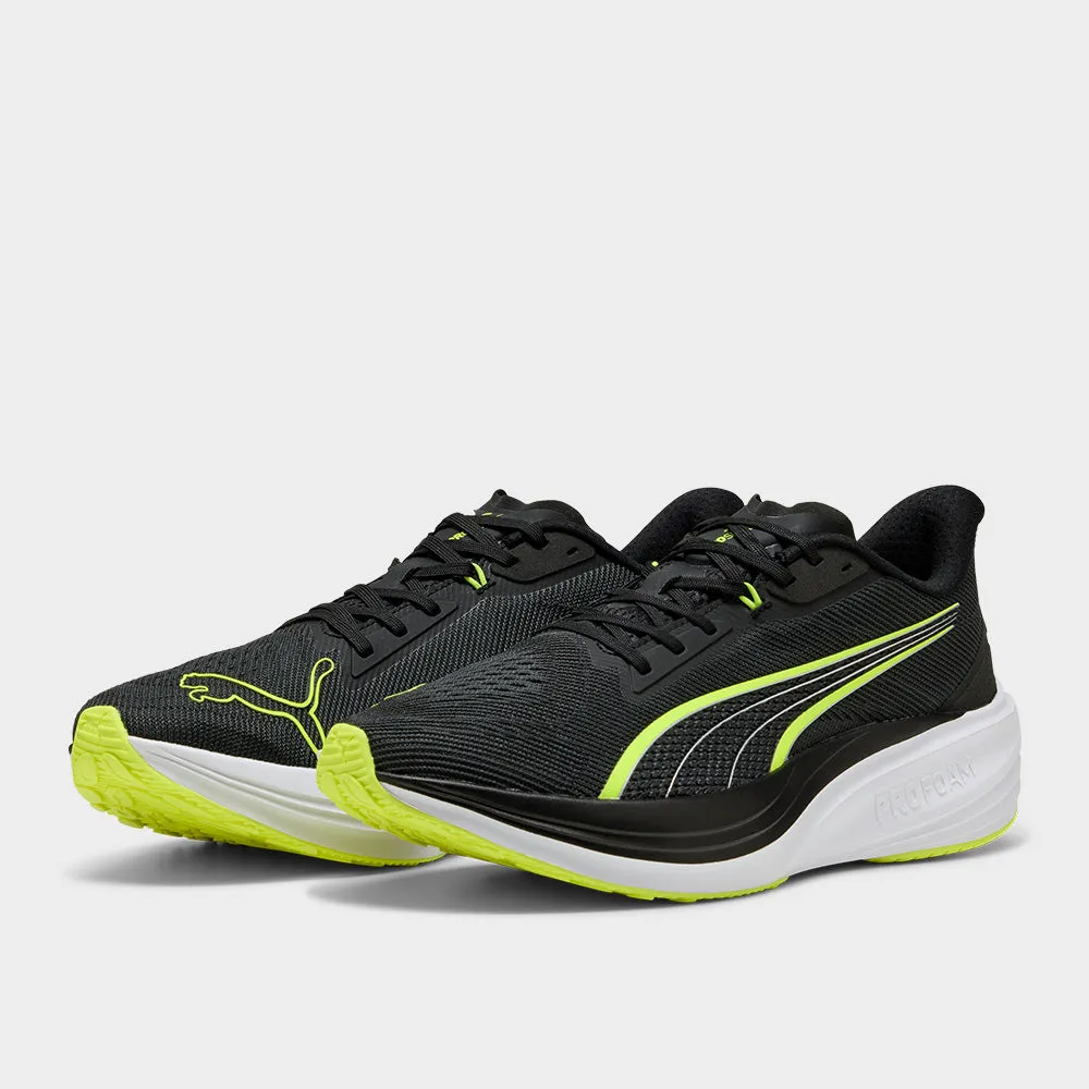Puma Mens Darter Pro Performance Running Black/yellow _ 183293 _ Black