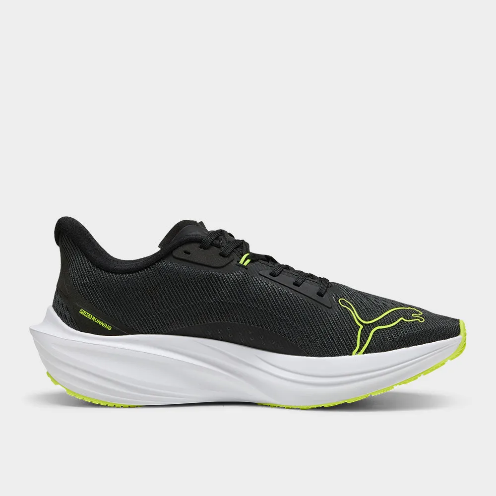 Puma Mens Darter Pro Performance Running Black/yellow _ 183293 _ Black