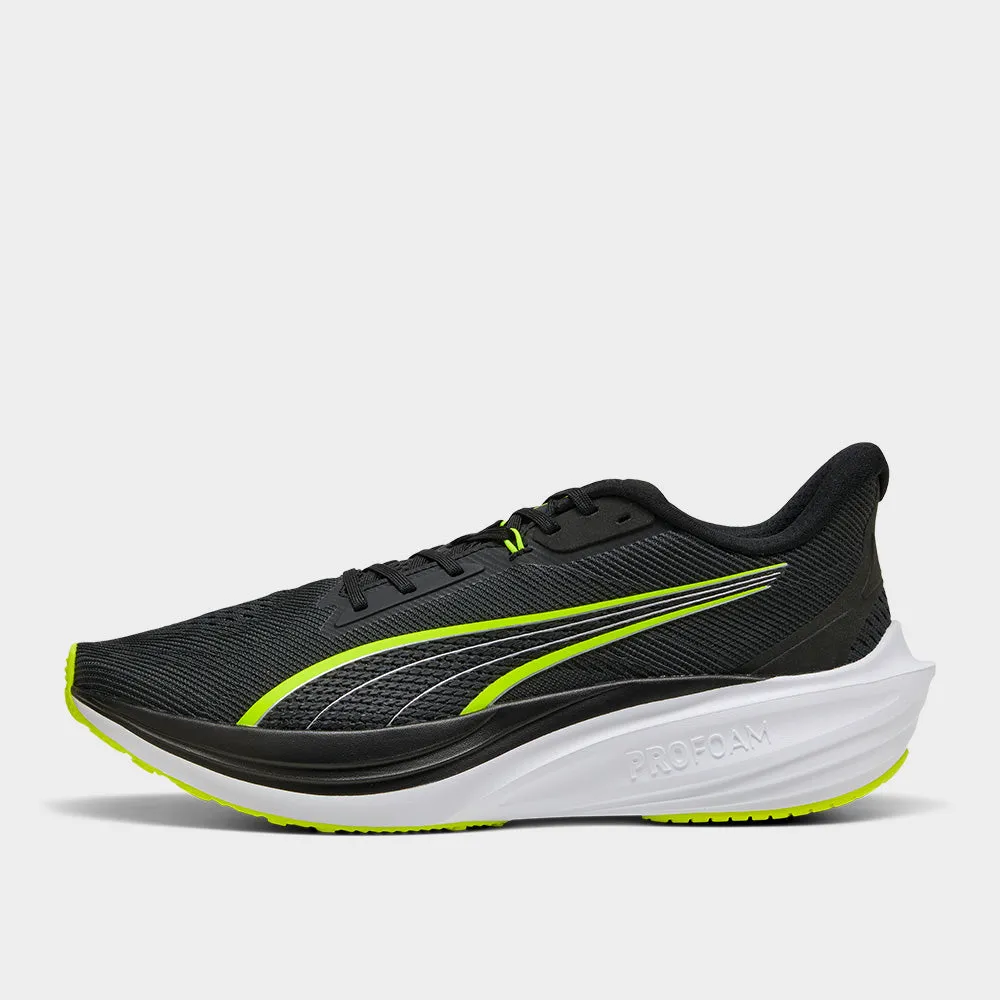 Puma Mens Darter Pro Performance Running Black/yellow _ 183293 _ Black