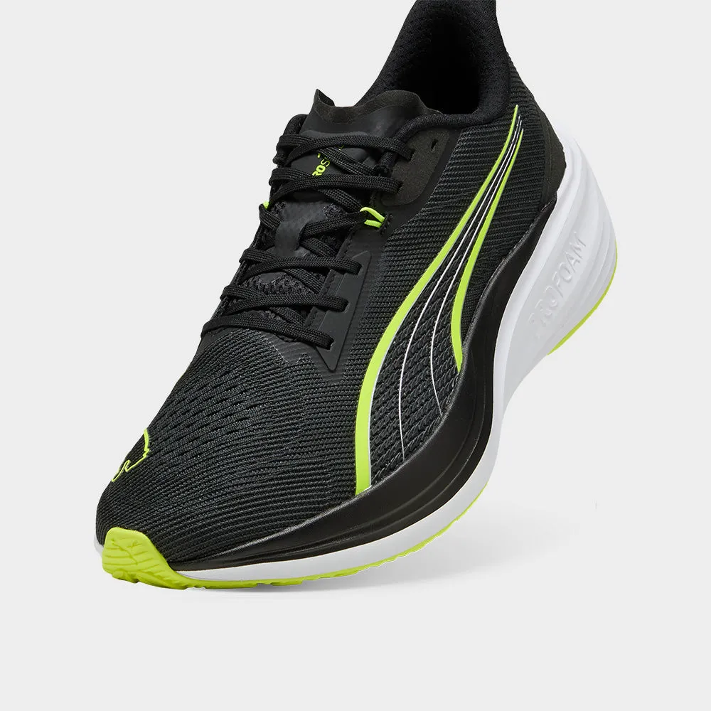 Puma Mens Darter Pro Performance Running Black/yellow _ 183293 _ Black