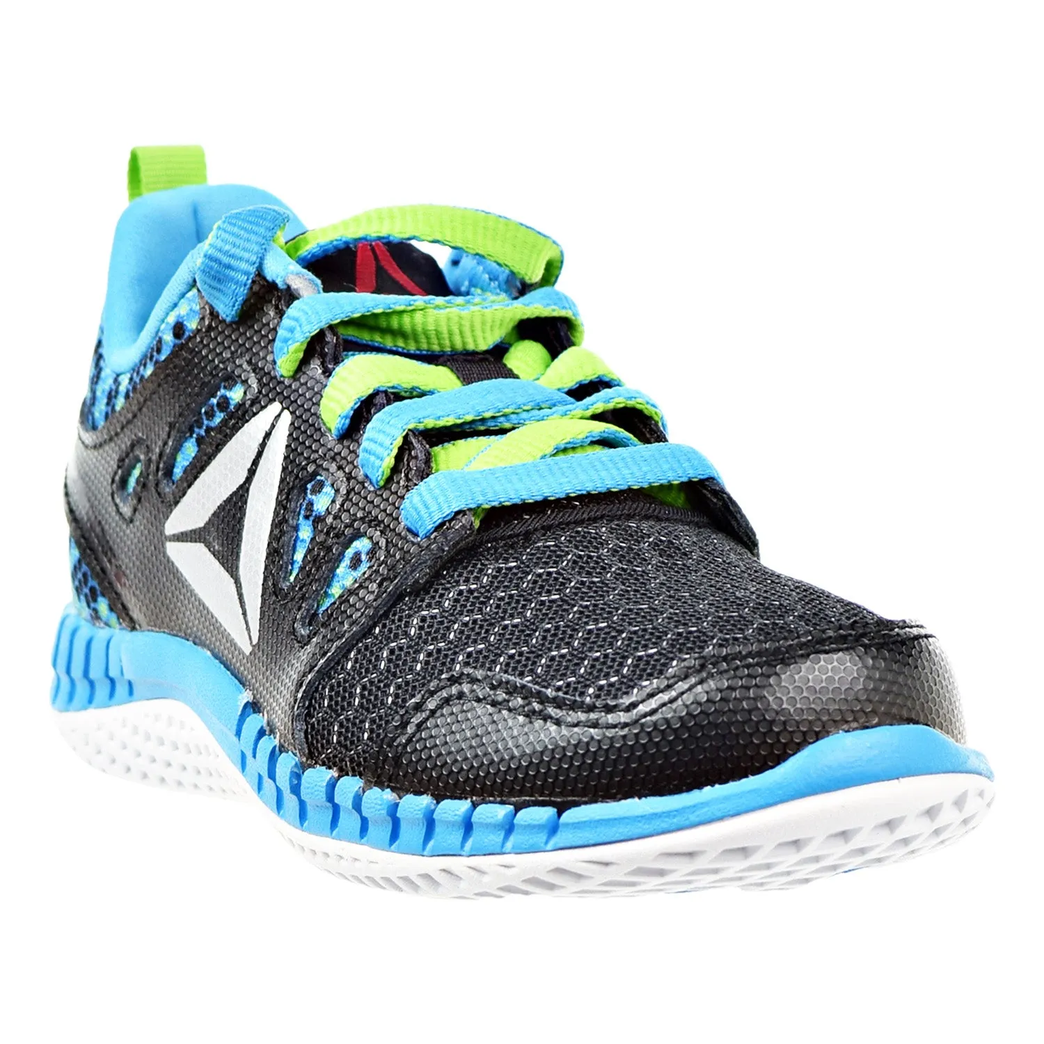 Reebok Zprint 3D MTL Preschool Shoes Black/Green/Blue/Silver