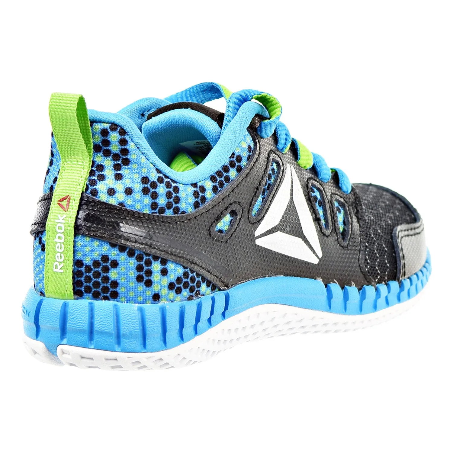 Reebok Zprint 3D MTL Preschool Shoes Black/Green/Blue/Silver