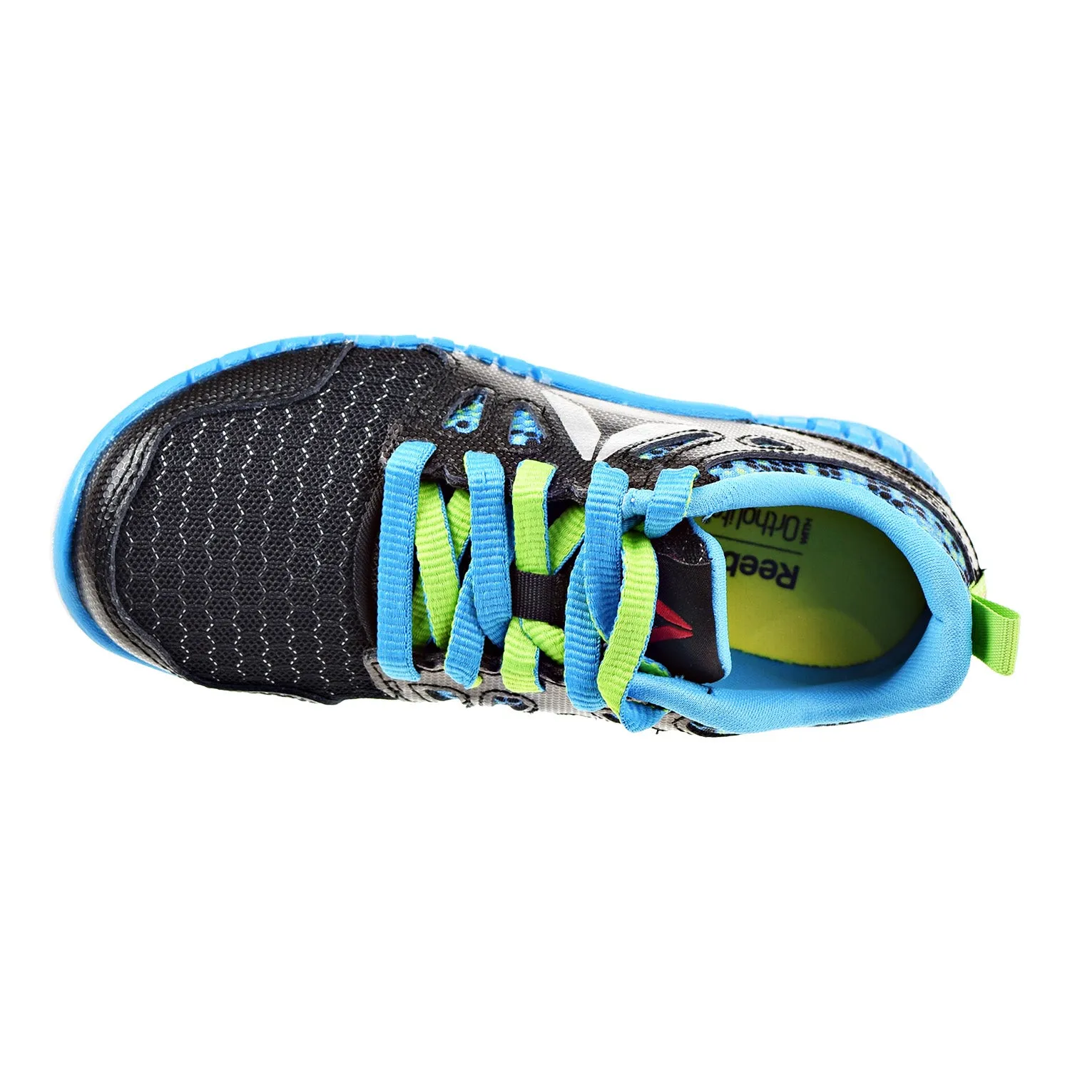 Reebok Zprint 3D MTL Preschool Shoes Black/Green/Blue/Silver