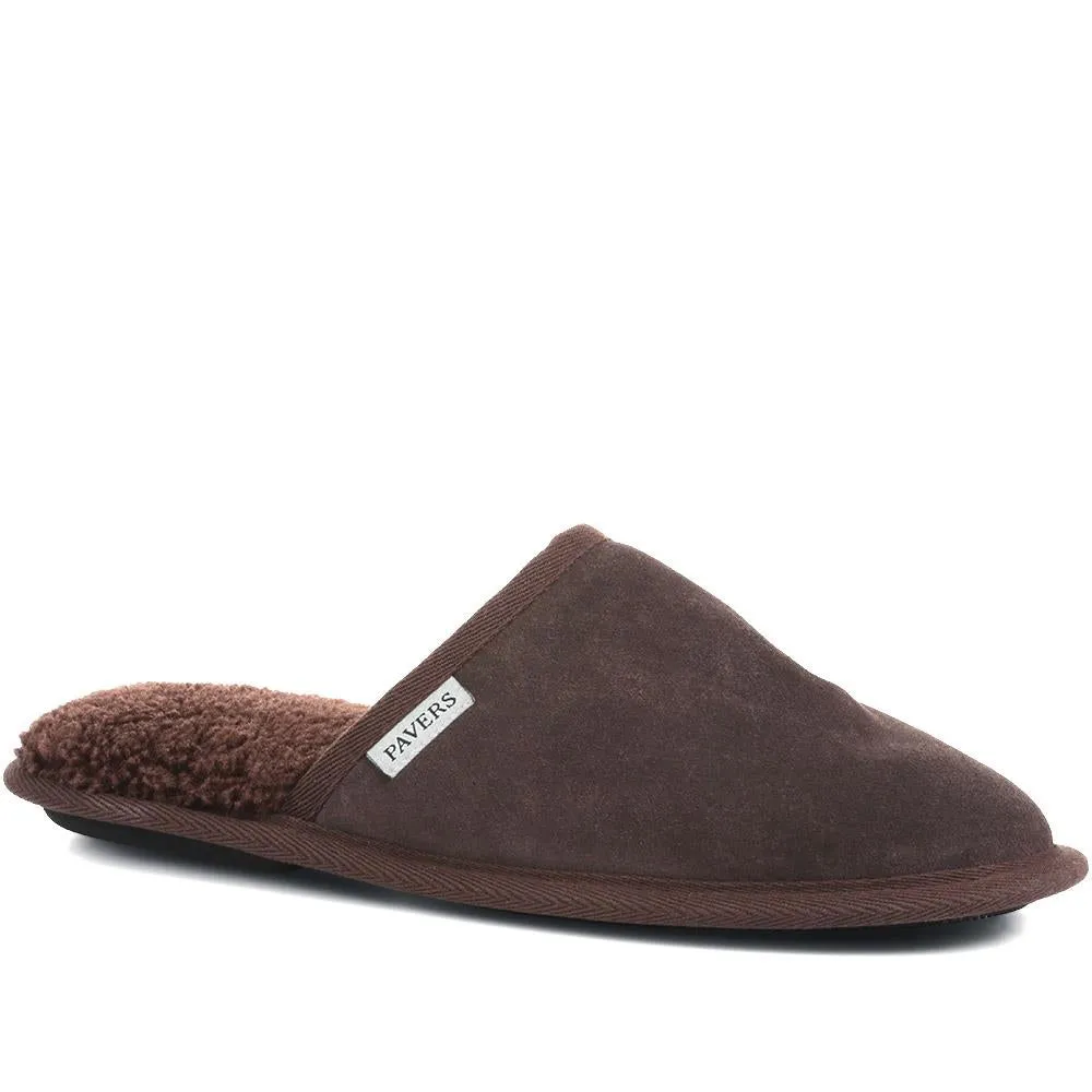 Suede Slippers - QING36023 / 322 518