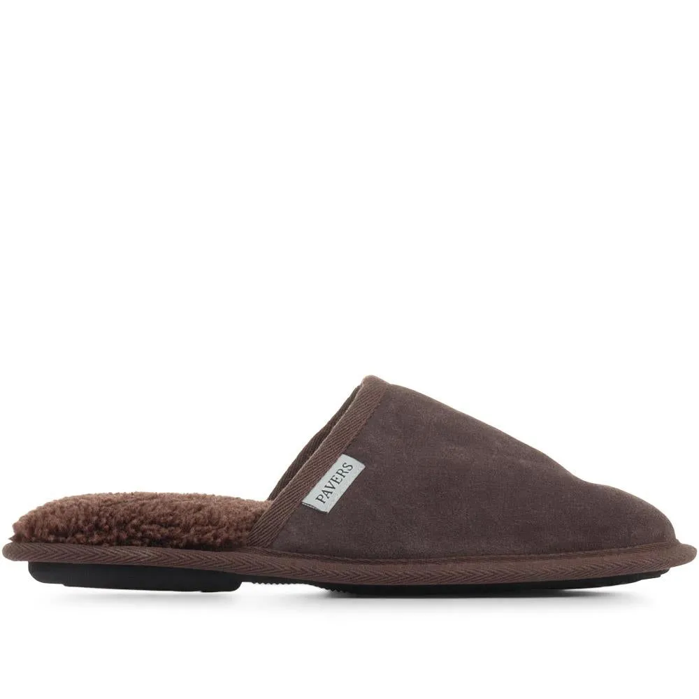 Suede Slippers - QING36023 / 322 518