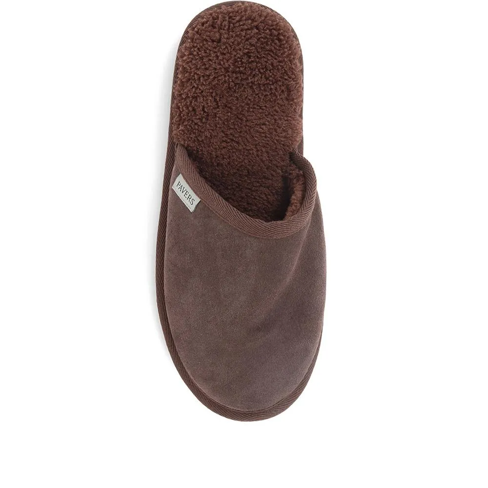Suede Slippers - QING36023 / 322 518