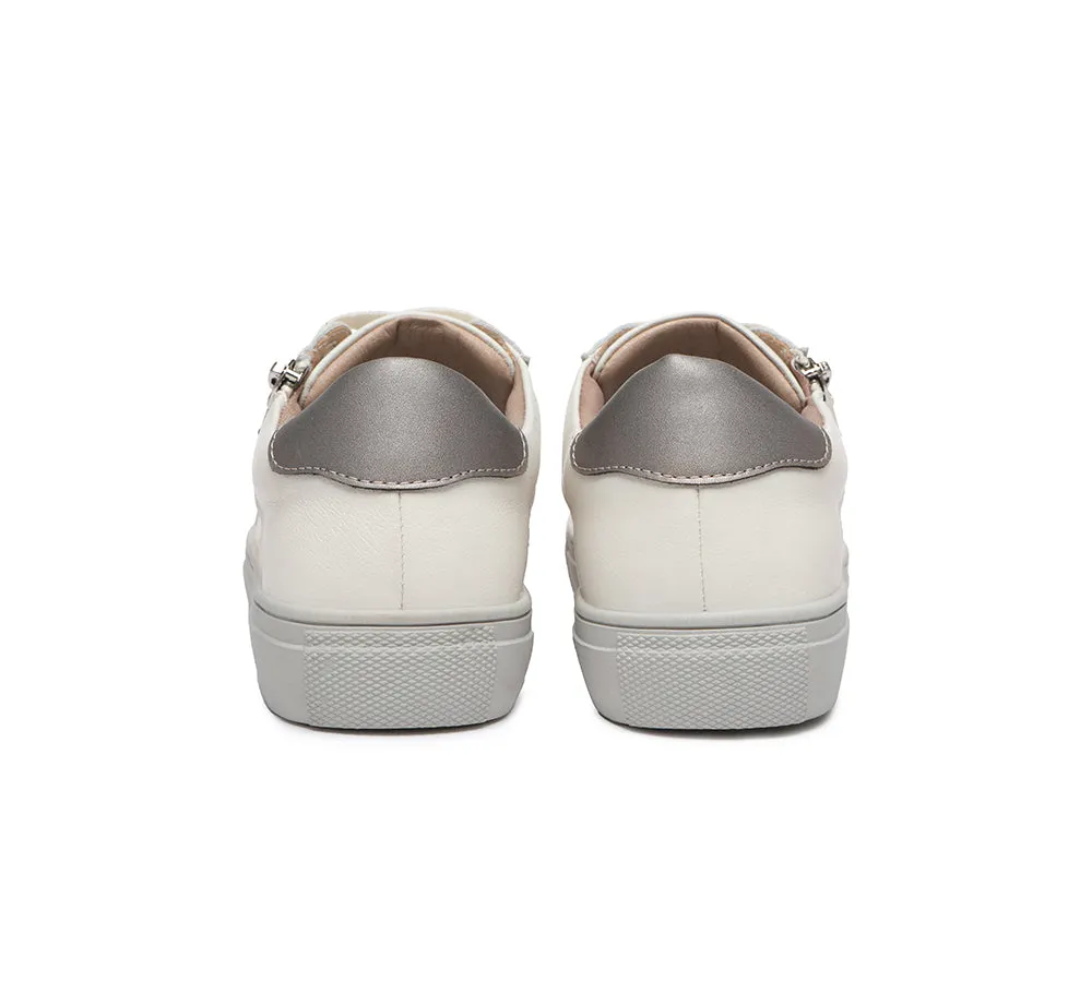 TARRAMARRA® Leather White Sneakers Women Chloe