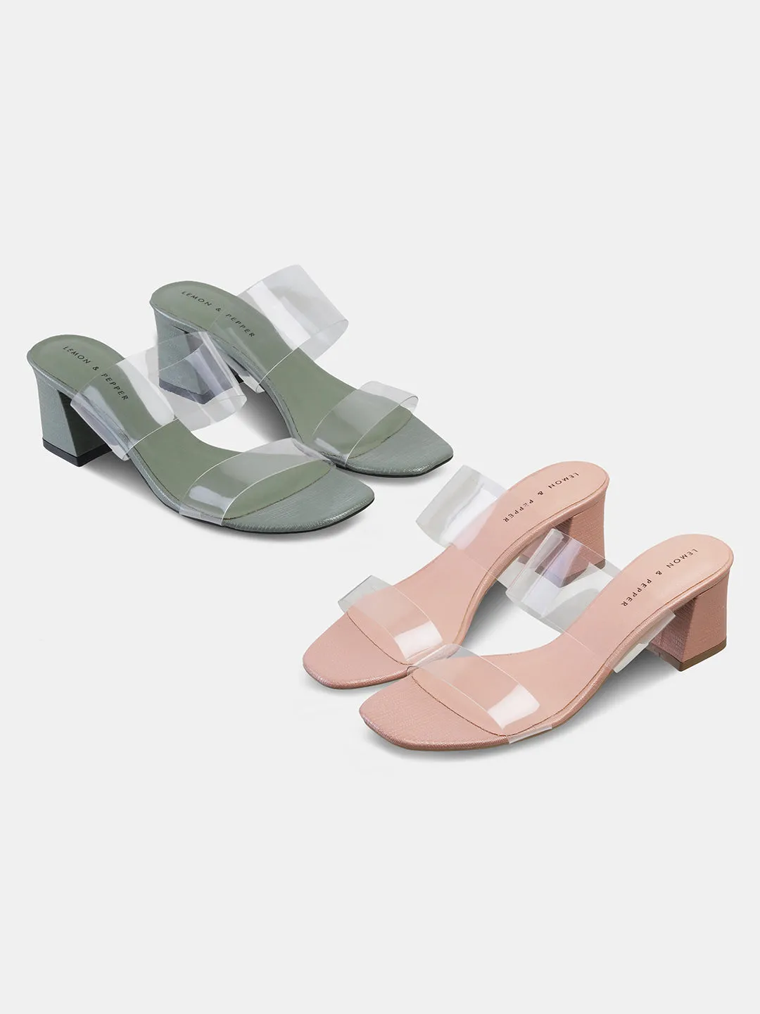 Textured Block Heels