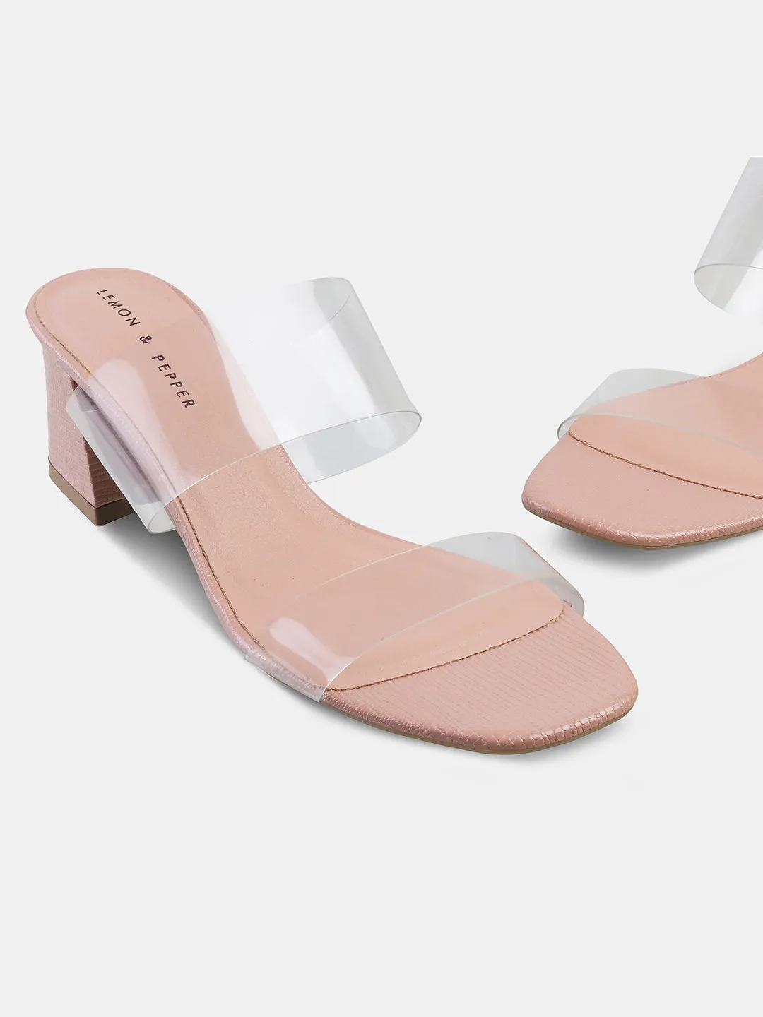 Textured Block Heels